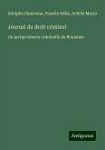 Journal du droit criminel