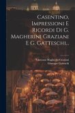 Casentino, Impressioni E Ricordi Di G. Magherini Graziani E G. Gatteschi...