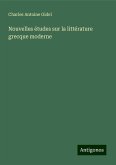 Nouvelles études sur la littérature grecque moderne