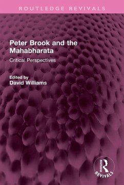 Cover Peter Brook and the Mahabharata