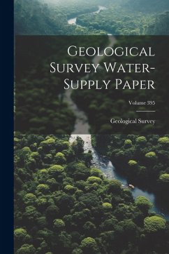 Cover Geological Survey Water-supply Paper; Volume 395