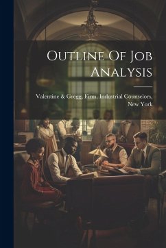 Cover Outline Of Job Analysis