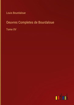 Cover Oeuvres Completes de Bourdaloue