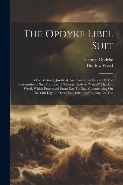 The Opdyke Libel Suit: A Full Metrical, Juridical, And Analytical Report Of The Extraordinary Suit For Libel Of George Opdyke The Opdyke Libel Suit: A Full Metrical, Juridical, And Analytical Report Of The Extraordinary Suit For Libel Of George Opdyke