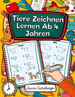 Cover Tiere Zeichnen Lernen Ab 4 Jahren