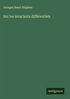 Cover Sur les invariants différentiels
