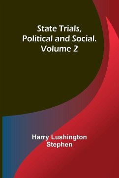 Cover State Trials, Political and Social. Volume 2