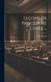 Leçons De Procédure Civile ...