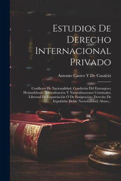 Cover Estudios De Derecho Internacional Privado