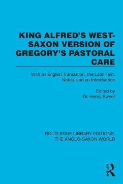 Cover King Alfred's West-Saxon Version of Gregory's Pastoral Care