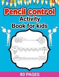 Cover Pencil Control Activity Book for Kids