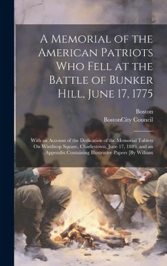 Cover A Memorial of the American Patriots Who Fell at the Battle of Bunker Hill, June 17, 1775