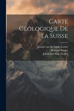 Carte Géologique De La Suisse - Studer, Bernard