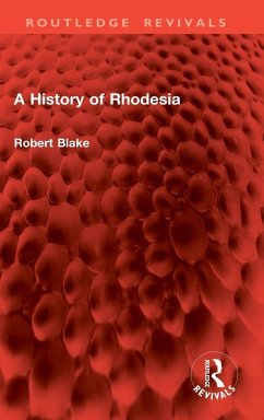 Cover A History of Rhodesia