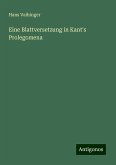 Eine Blattversetzung in Kant's Prolegomena