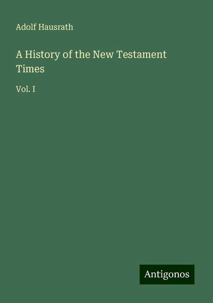 A History of the New Testament Times