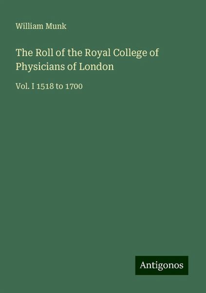 The Roll of the Royal College of Physicians of London