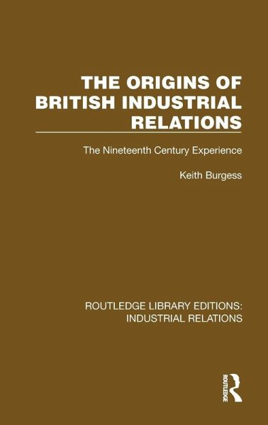 The Origins of British Industrial Relations