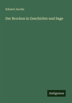 Cover Der Brocken in Geschichte und Sage