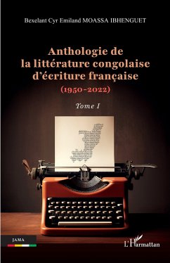 Cover Anthologie de la littérature congolaise d¿écriture française (1950-2022)
