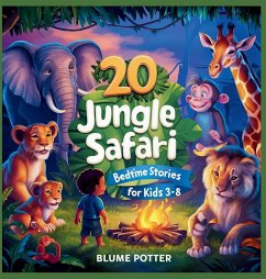 20 Jungle Safari Bedtime Stories For Kids Age 3 - 8 - Potter, Blume