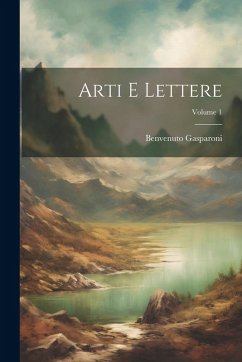 Cover Arti E Lettere; Volume 1