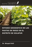 ESTUDIO GEOGRÁFICO DE LAS PAUTAS DE RIEGO EN EL DISTRITO DE SOLAPUR