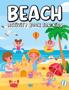 Cover Beach Activity Book for Kids