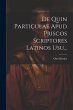 De Quin Particulae Apud Priscos... - Bild 1