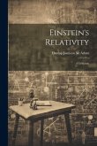 Einstein's Relativity: A Criticism