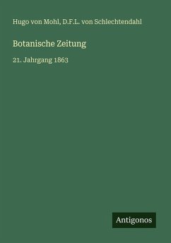 Cover Botanische Zeitung