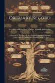 Obituary Record ...: A Record Of The Lives Of The Deceased Alumni Of Marshall College And Of Franklin And Marshall College ..., Issue 5