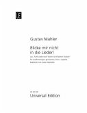 Blicke mir nicht in die Lieder! Blicke mir nicht in die Lieder!