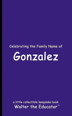Cover Celebrating the Family Name of Gonzalez