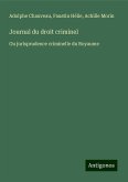 Journal du droit criminel