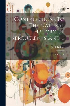 Cover Contributions To The Natural History Of Kerguelen Island ...