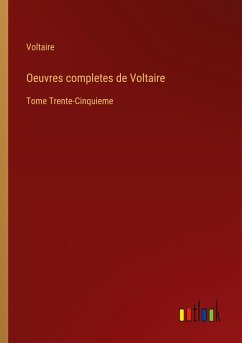 Cover Oeuvres completes de Voltaire