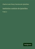 Institution oratioire de Quintilien Institution oratioire de Quintilien