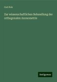 Zur wissenschaftlichen Behandlung der orthogonalen Axonometrie