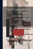 Dictionnaire De Musique Théorique Et Historique Dictionnaire De Musique Théorique Et Historique
