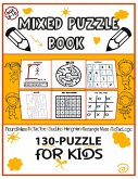 Mixed Puzzle Book 130-Puzzle for Kids