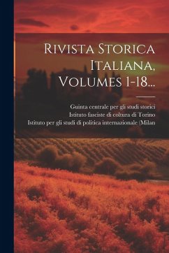 Cover Rivista Storica Italiana, Volumes 1-18...