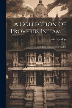 Cover A Collection Of Proverbs In Tamil