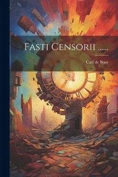Cover Fasti Censorii ......