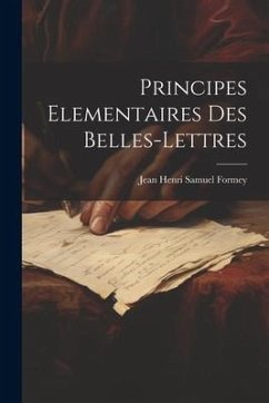 Cover Principes Elementaires Des Belles-lettres