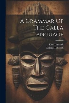 Cover A Grammar Of The Galla Language