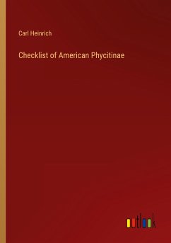 Checklist of American Phycitinae