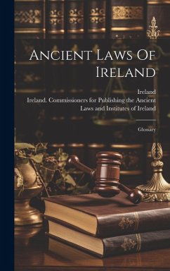 Cover Ancient Laws Of Ireland: Glossary