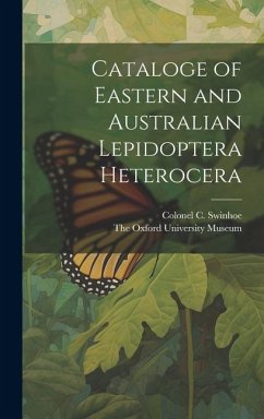 Cover Cataloge of Eastern and Australian Lepidoptera Heterocera