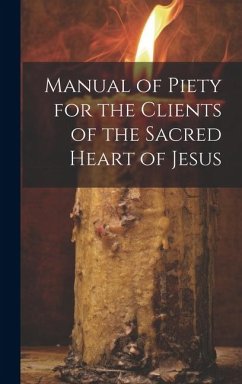 Cover Manual of Piety for the Clients of the Sacred Heart of Jesus